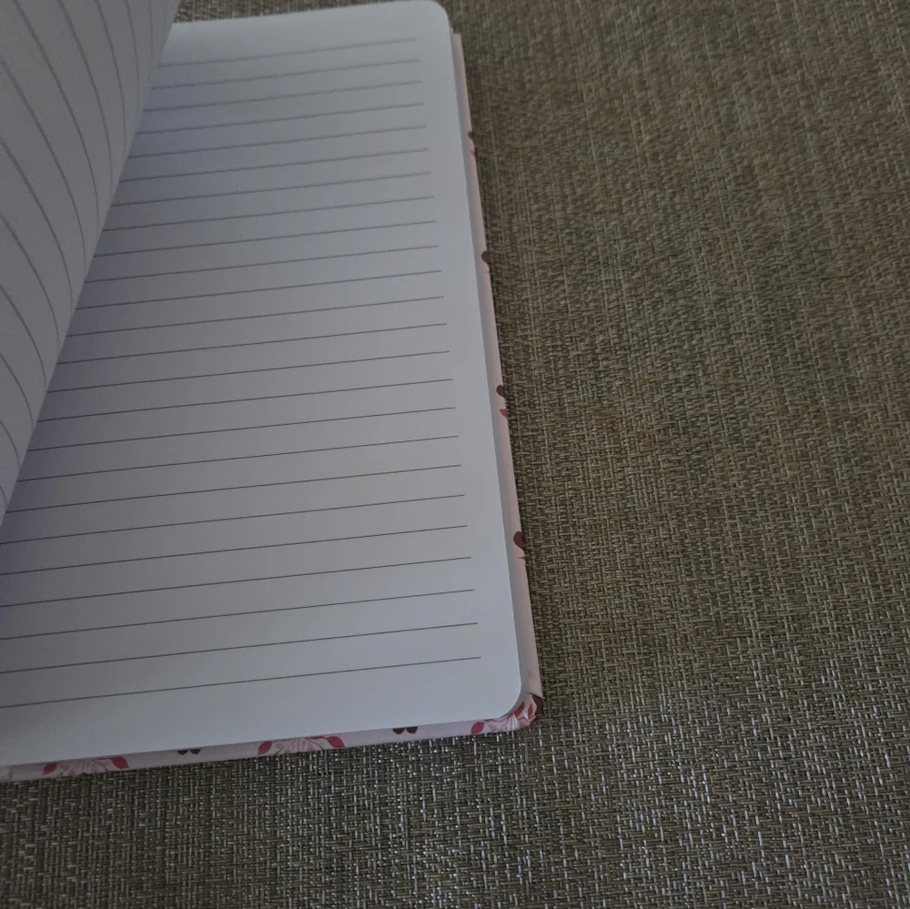 Pink Heart Design Notebook